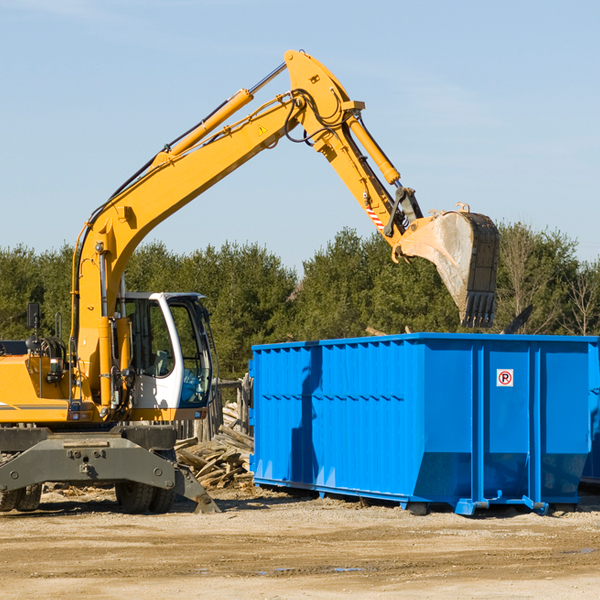 can i choose the location where the residential dumpster will be placed in Richland Missouri